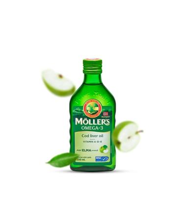 Mollers Omega-3 Fish Oil Apple Flavor 250 Ml (mrs101)