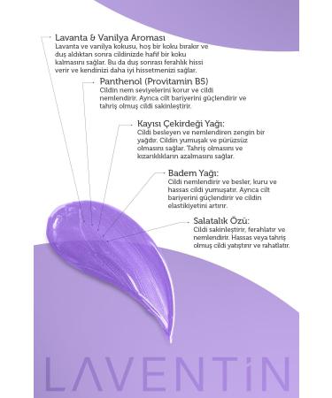 Lavender Purifying Refreshing Moisturizing Lavender - Vanilla Shower Gel 400 Ml - Buy Online on GoSupps.com