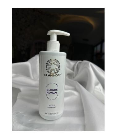 Glam More Silver Shampoo 500 ml Anti Yellow Shampoo - Buy Online on GoSupps.com