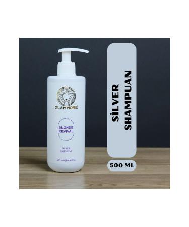 Glam More Silver Shampoo 500 ml Anti Yellow Shampoo