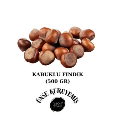 UNSEKNUT HAZELNUTS WITH SHELL 500 GR