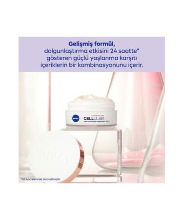 NIVEA Cellular Expert Filler Anti-Aging Plumping SPF15 Sunscreen Day Cream 50ml - Buy Online on GoSupps.com