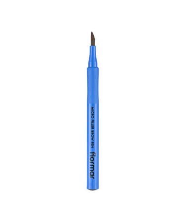 Flormar Micro Filler Brow Pen Waterproof Eyebrow Pencil Filling Eyebrows with Fine Lines | 1 Ml