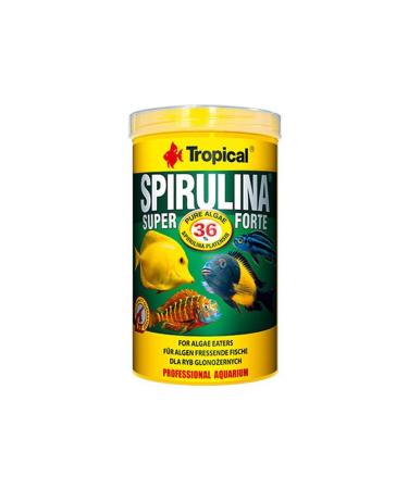 Tropical Super Spirulina Forte Flakes Fish Food 1000 ml