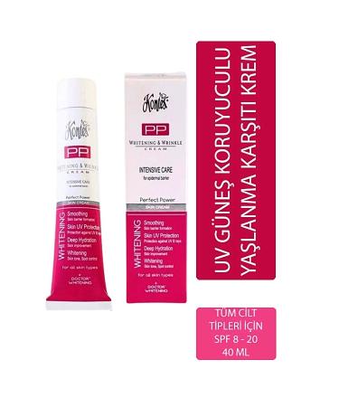 Kontes Pp Whitening Wrinkle Cream Sunscreen Whitening Anti-Wrinkle Anti-Aging Cream