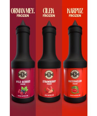 KARPE COFFEE FOREST FRUIT-STRAWBERRY-WATERMELON 3-PIECE PURE 1150GR (WILD BERRIES-STRAWBERRY-WATERMELON FROZEN)