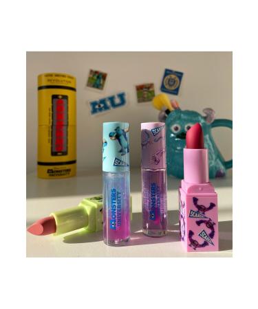 Revolution Disney Pixar's Monsters University Sulley Swirl Lip Oil - Clear Lip Oil - Buy Online on GoSupps.com