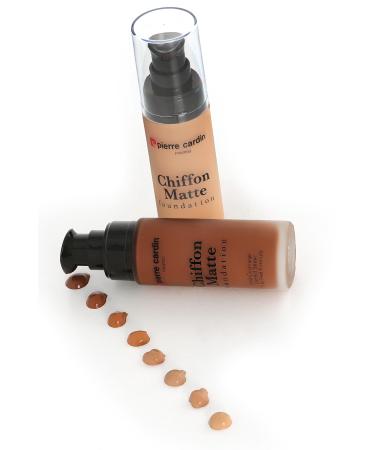 Pierre Cardin Chiffon Matte Touch Foundation - 599- Honey Bronze - Buy Online on GoSupps.com