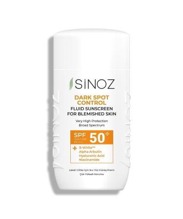 Sinoz Spf50 Dark Spots Effective Liquid Face Sun Cream - New Generation Sun Filters Hybrid Formula - Buy Online on GoSupps.com