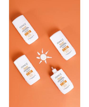 Sinoz Spf50 Dark Spots Effective Liquid Face Sun Cream - New Generation Sun Filters Hybrid Formula - Buy Online on GoSupps.com