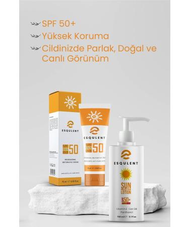 Esqulent High Protection Sun Lotion Spf 50 Protects Your Skin Against Uva / Uvb Sun Rays - Buy Online on GoSupps.com