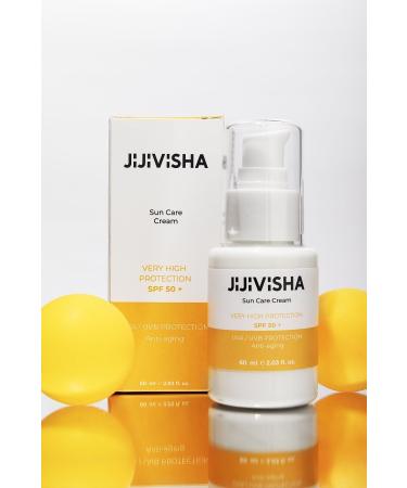 jijivisha Anti-Blemish & Anti-Aging Moisturizer High Protection Sunscreen 50 (NATURAL BRIGHT FINISH) 60ml - Buy Online on GoSupps.com