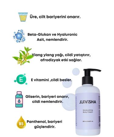 jijivisha Moisturizing Repairing Multi-Purpose Body Cream (MOUSTIRIZING BODY CREAM) 250ml - Buy Online on GoSupps.com