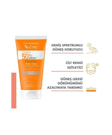 Avene Solaire Cleanance Spf 50 Tinted Sunscreen for Oily Skin 50 ml - Buy Online on GoSupps.com