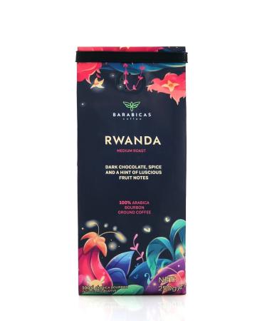 BARABICAS Rwanda 100% Arabica Bourbon - Medium Roast - Ground Coffee - 250gr - Buy Online on GoSupps.com