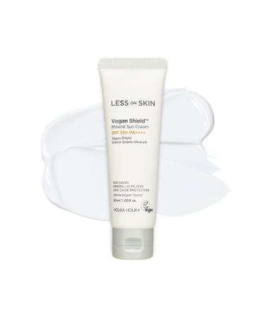 Holika Holika Vegan Shield Mineral Sun Cream SPF 50+ PA++++ - Mineral Filter Sun Cream 50ml
