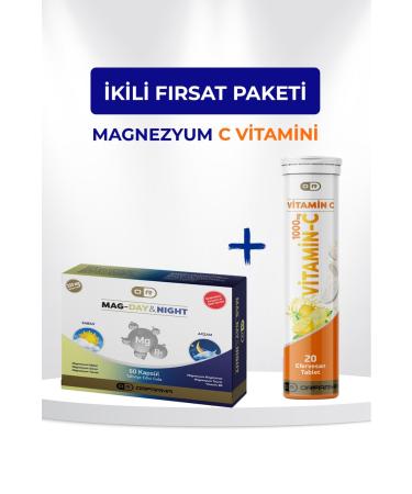 ORFARMA Magnesium Day-Night & Vitamin C Advantage Package