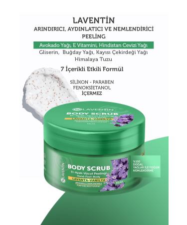 Lavender Nourishing Purifying and Moisturizing Body Scrub Lavender - Vanilla 250ml (relax) - Buy Online on GoSupps.com