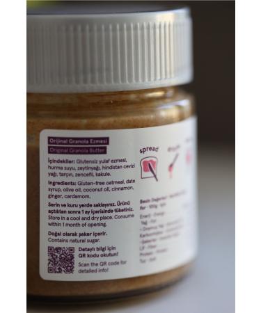 FRO 2-Pack Granola Butter Original and Cacao Gluten-Free Sugar-Free Vegan Breakfast Spread 2x250gr - Buy Online on GoSupps.com