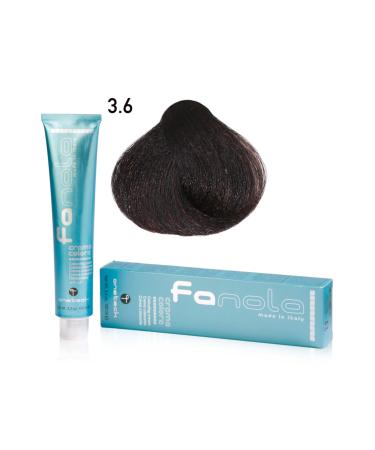 Fanola Color 100 ml Dark Brown Red 3.6