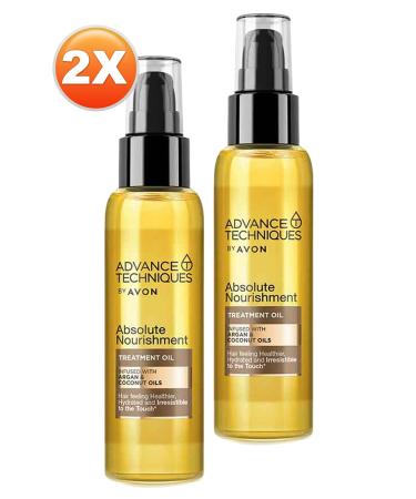 Avon Advance Techniques Hair Care Oil with Argan and Coconut Oil 100 Ml. Duo Set - Buy Online on GoSupps.com