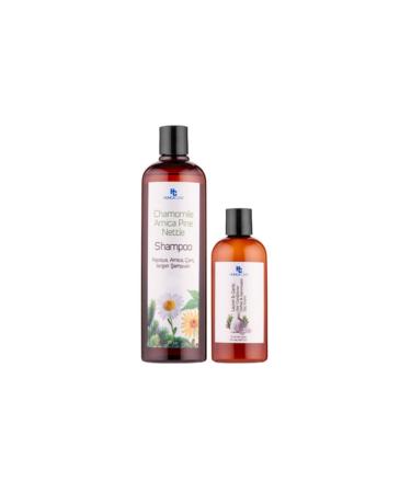 Hunca Herbal Complex Shampoo 700 gr Bay Garlic Hair Conditioner 400ml Set of 2