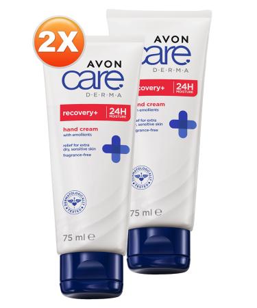 Avon Care Derma Recovery Repairing Moisturizing Hand Cream 75 Ml. Duo Set - Buy Online on GoSupps.com