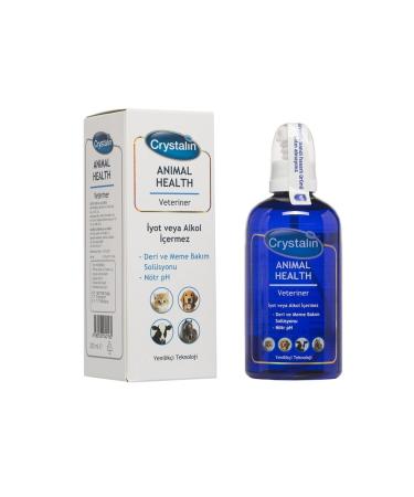 Crystalin Eye Ear and Mouth Care Solution for Cats and Dogs 200 ml