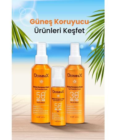 Derminix Sun Cream Spf 30 High Protection Face and Body Sun Cream - Buy Online on GoSupps.com