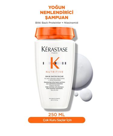Kerastase -paris/ Nutritive Bain Satin Riche Intense Moisturizing Shampoo 250 ml sevgilig lker47