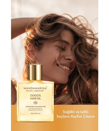 Mandamarina Rosemary Oil and 18 Herbs Hair Loss and Excessive Damaged Hair Coconut Essence Care Oil - Buy Online on GoSupps.com