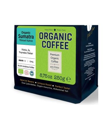 Moliendo Organic Indonesia Sumatra Regional Coffee (COFFEE BEANS) 250 G - Buy Online on GoSupps.com