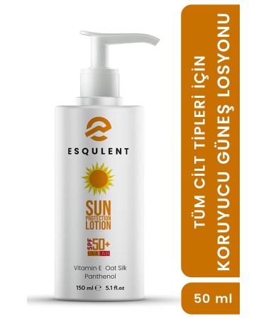 Esqulent High Protection Sun Lotion Spf 50 Protects Your Skin Against Uva / Uvb Sun Rays