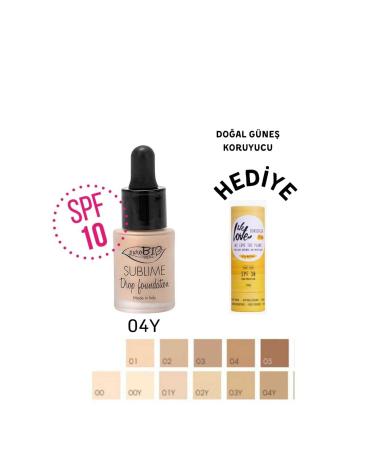 purobiocosmetics Sublime Drop Foundation 04Y