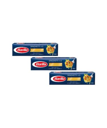Barilla Long Pasta (Spaghetti Pasta) 500 Gr. X 3 Packs