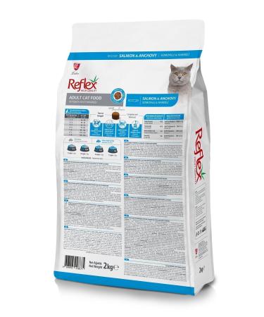 Reflex Salmon & Anchovy Adult Cat Food 2 Kg. X (3 Pieces) - Buy Online on GoSupps.com