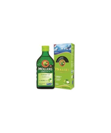 Mollers Omega 3 Fish Oil Syrup Apple Flavored 250 Ml