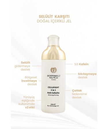BODYMELT Firming Slimming Anti-Stretch Gel Caffeine & Natural Ingredients Gel 200 ml - Buy Online on GoSupps.com