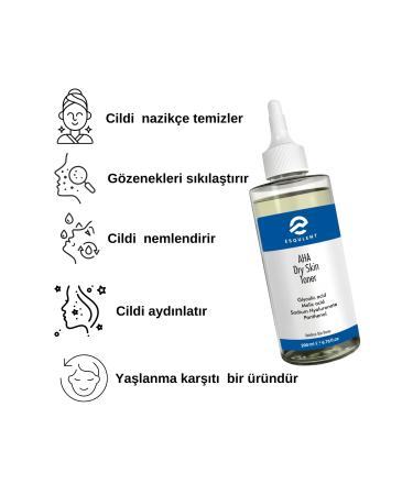 Esqulent Aha Dry Skin Toner / Revitalizing Toner with Aha for Dry Skin 200 ml - Buy Online on GoSupps.com