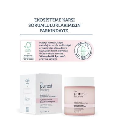 The Purest Solutions Moisture and Antioxidant Cleansing Balm for Sensitive and Dry Skin 85 Gr - Buy Online on GoSupps.com