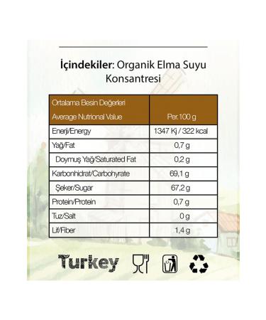 Mill & More Only Natural Products Organic Apple Juice Concentrate 675 g +6 Months - Buy Online on GoSupps.com