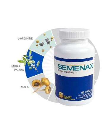 Semenax L-arginine Maca Herbal Mix 120 Capsules - Buy Online on GoSupps.com