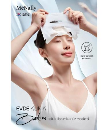 McNally All Day Mask - Hyaluronic 10-Pack Disposable Korean Face Mask Made In Korea - Buy Online on GoSupps.com