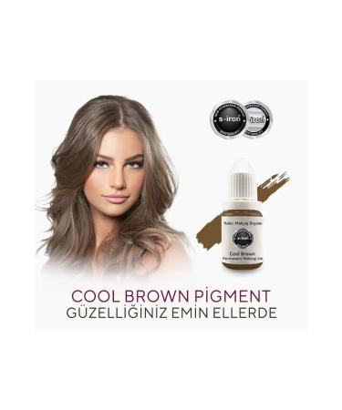 S-IRON COSMETIC Cool Brown Permanent Makeup Eyebrow Dye 12 ml - Buy Online on GoSupps.com