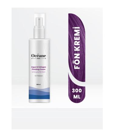 Oceane Paris Sun and Heat Protection Blow Dry Cream - Argan & Collagen Finishing Cream