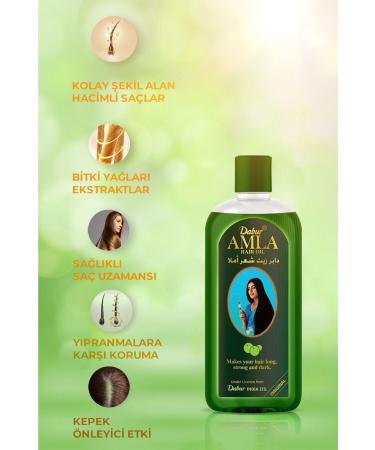 Dabur Amla Hair Care Oil 200 ml - Buy Online on GoSupps.com