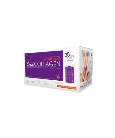 Water Collagen Sambucus Cherry Flavored Collagen 40mlx30 Shot