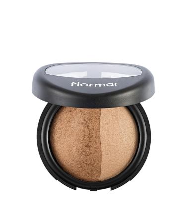 Flormar Two-Color Intense Pigmented Shimmering Powder (GOLD AND COPPER)-baked Powder-0023 Dual Gold-8690604131235 - Buy Online on GoSupps.com