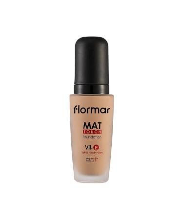 Flormar Matte Finish Foundation (cold Undertone) - Mat Touch Foundation - M301 Soft Beige - 8690604098255 - Buy Online on GoSupps.com