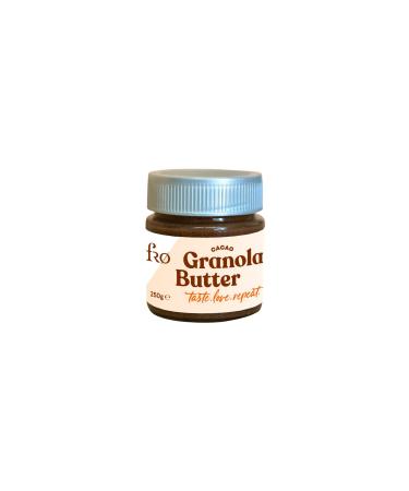 FRO Granola Butter Cacao Gluten-Free Sugar-Free Vegan Spreadable Breakfast Snack 250gr